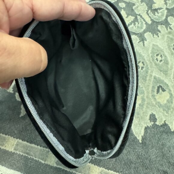 Christian DIOR COSMETIC/MAKEUP BAG POUCH BLACK New - Picture 4 of 6